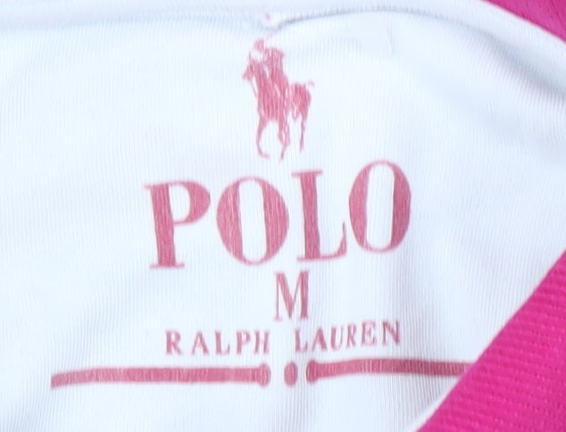 Ralph Lauren Men's Pink Polo Shirt M - Classic Style