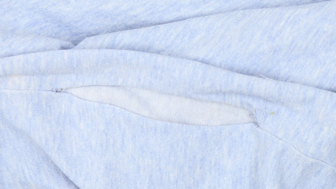 Lacoste Men's Blue T-Shirt, Size S, Cotton, Crew Neck