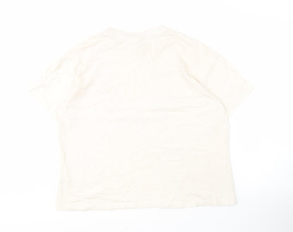 Mens UK Size L H&M White  T-Shirt