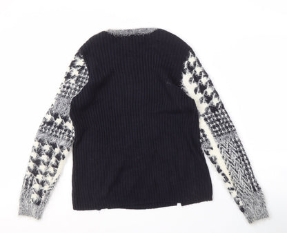 Womens UK Size 14 Oui Multicoloured Pullover Jumper