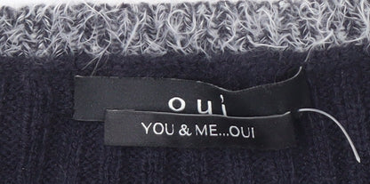Womens UK Size 14 Oui Multicoloured Pullover Jumper