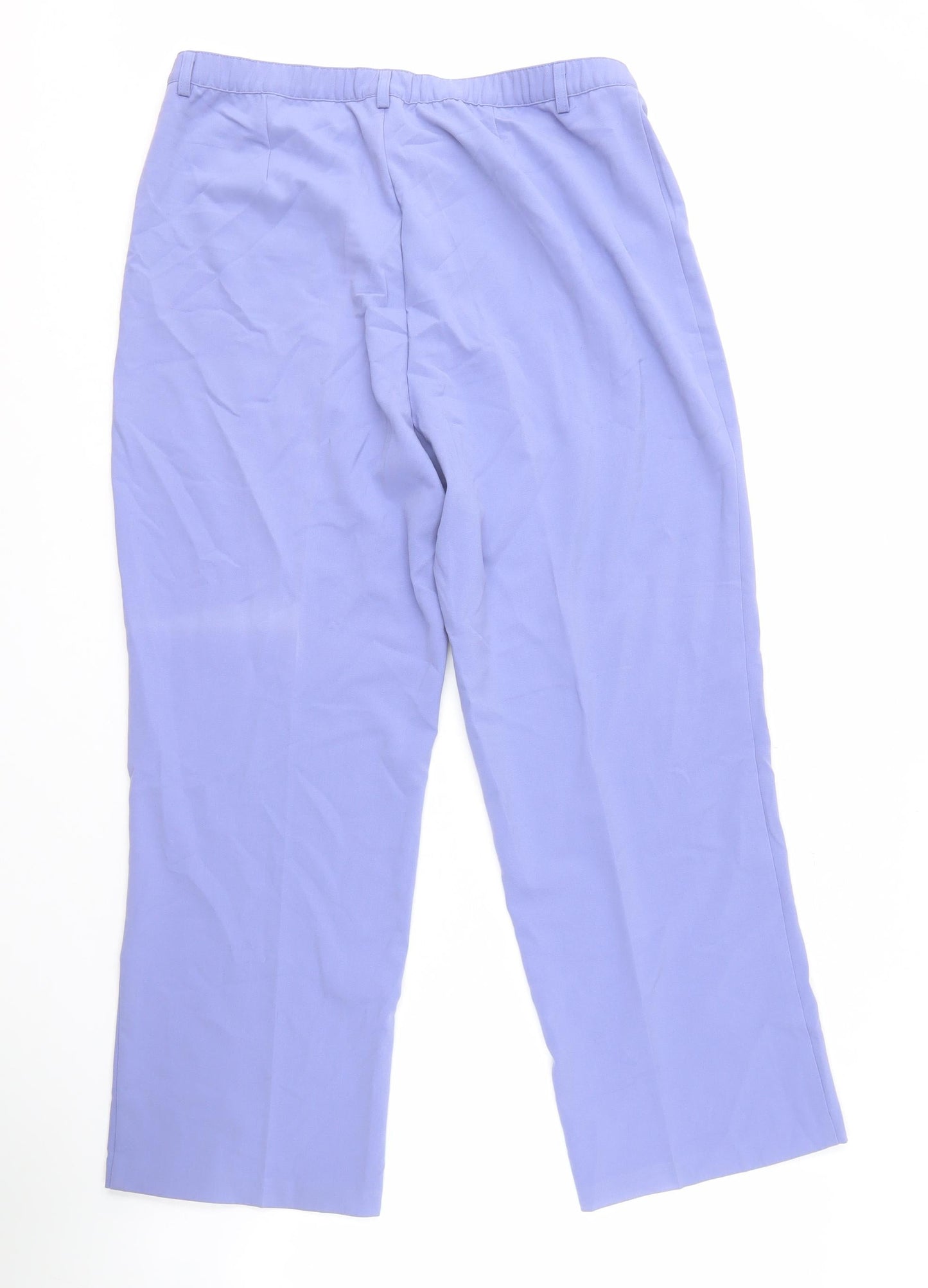 Womens UK Size 14 Damart Regular Fit  Purple Trousers