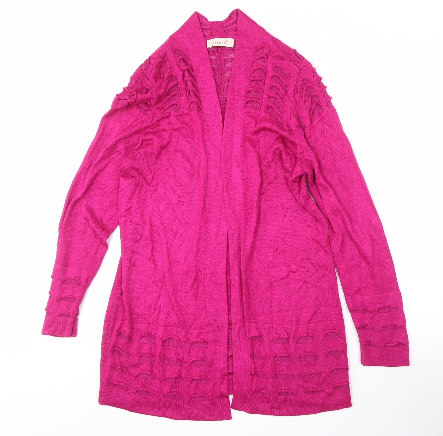 Womens UK Size 12 Marks and Spencer Pink Cardigan Jumper
