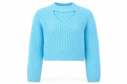 Womens UK Size M Zara Blue Pullover Jumper
