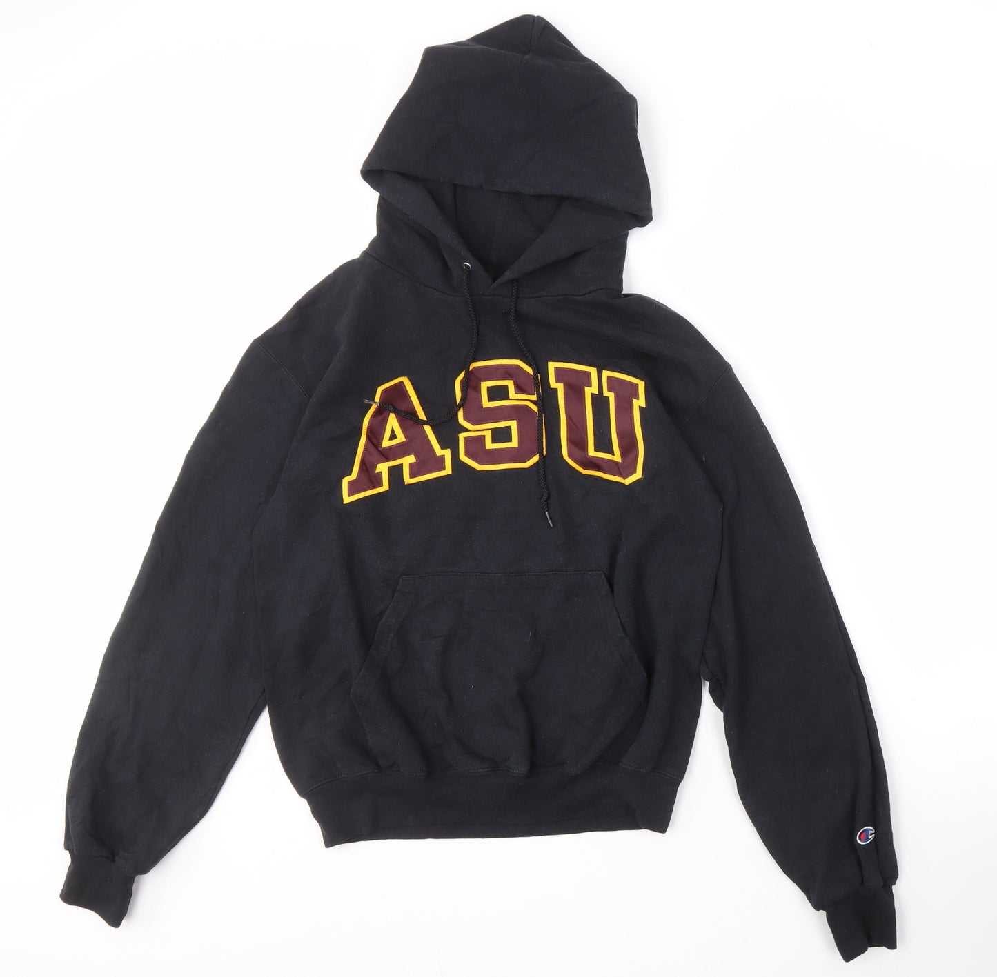Mens UK Size S Champion Black Pullover Hoodie