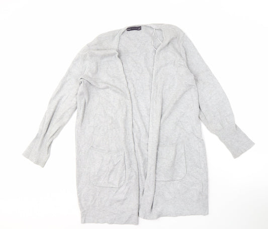 Womens UK Size M Marks and Spencer Grey Cardigan Jumper