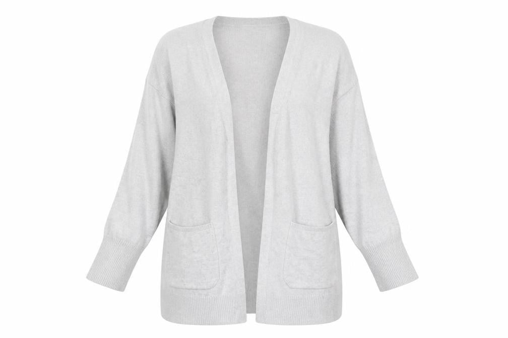 Womens UK Size M Marks and Spencer Grey Cardigan Jumper