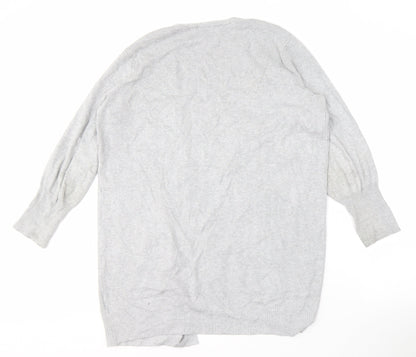 Womens UK Size M Marks and Spencer Grey Cardigan Jumper
