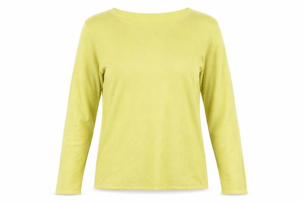 Womens UK Size 12/14 Bonmarché Yellow Pullover Jumper