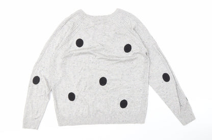 Womens UK Size M NEXT Grey Pullover Jumper