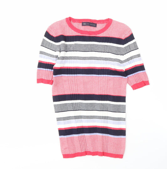Womens UK Size 8 Marks and Spencer Multicoloured Tunic T-Shirt