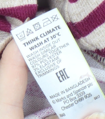 Womens UK Size 14 Marks and Spencer Multicoloured Pullover Jumper