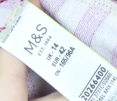 Womens UK Size 14 Marks and Spencer Multicoloured Pullover Jumper