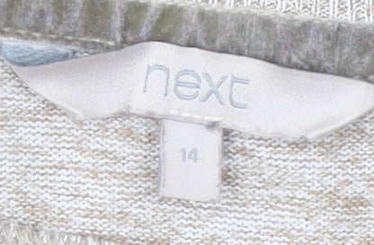 Womens UK Size 14 NEXT Beige Pullover