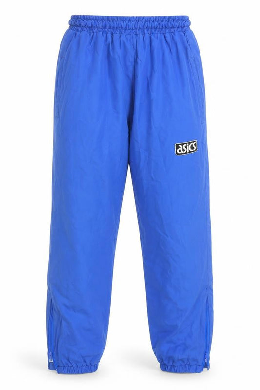 Mens UK Size S ASICS-activewear Regular Fit Track Pants Blue Trousers