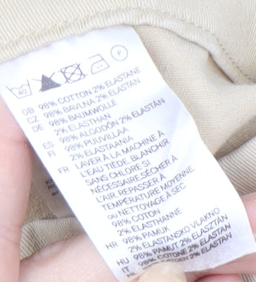 H&M Women's Beige Pencil Skirt, Size 14, Casual Wear