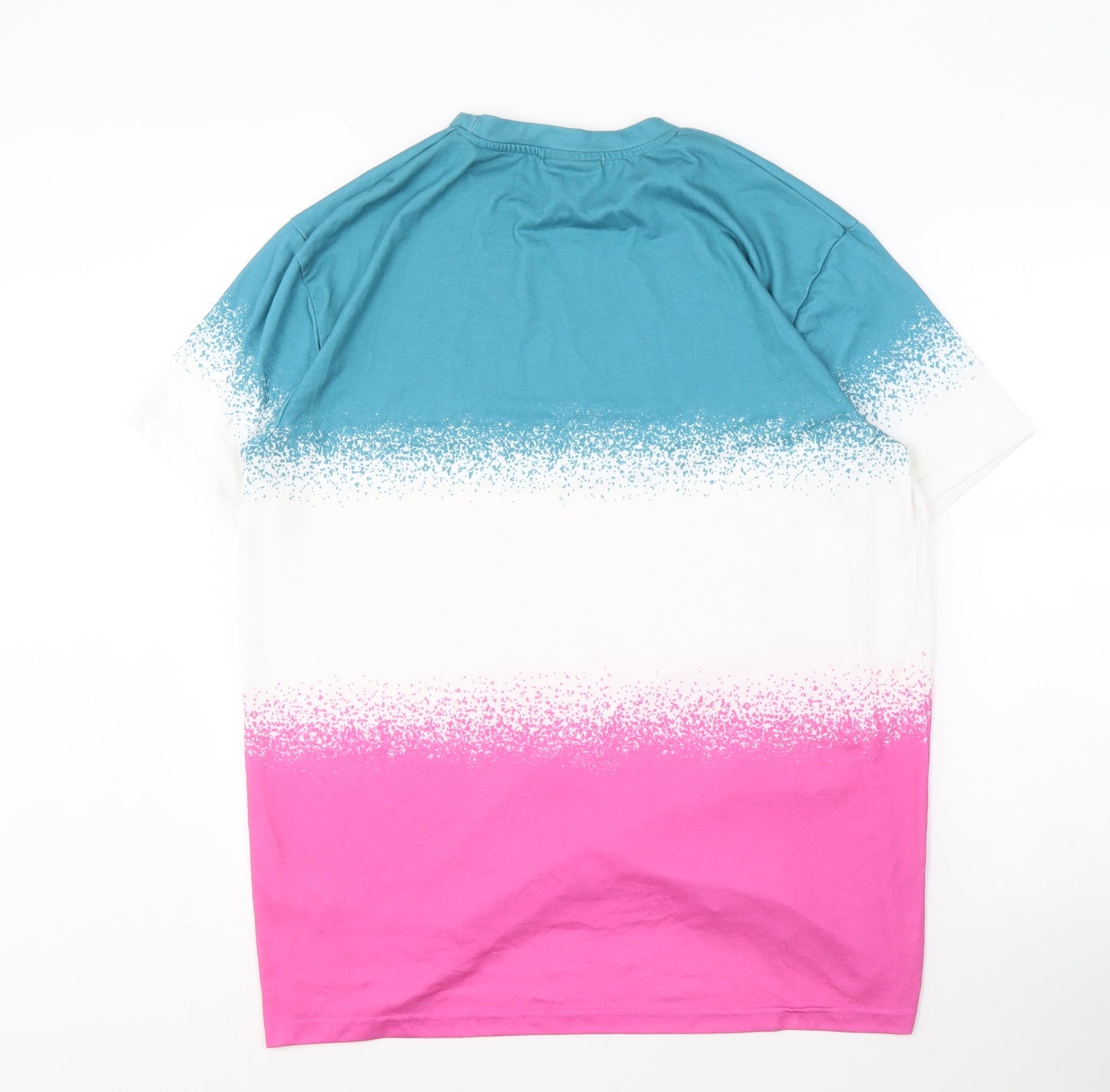 McKenzie Men's XL Colourblock T-Shirt in Blue, White, Pink