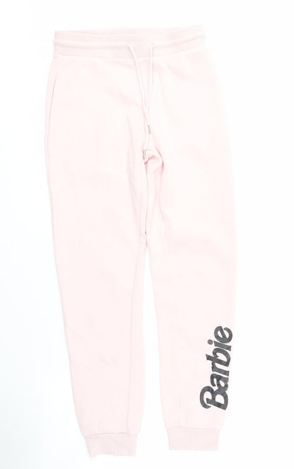 Barbie Girls Pink Jogger Trousers XS - New With Tags