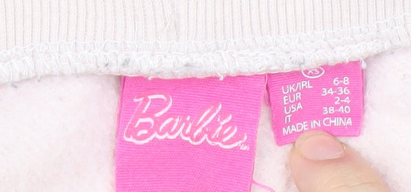 Barbie Girls Pink Jogger Trousers XS - New With Tags