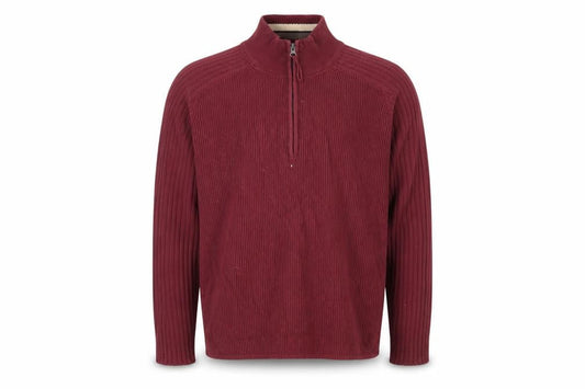 Hathaway Men's Red Full Zip Jumper, Size L