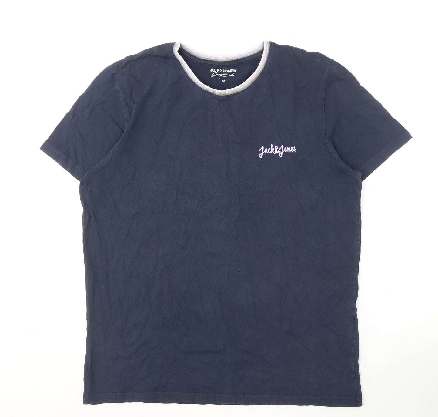 Mens UK Size XL JACK & JONES Blue  T-Shirt