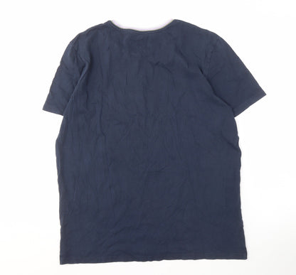 Mens UK Size XL JACK & JONES Blue  T-Shirt