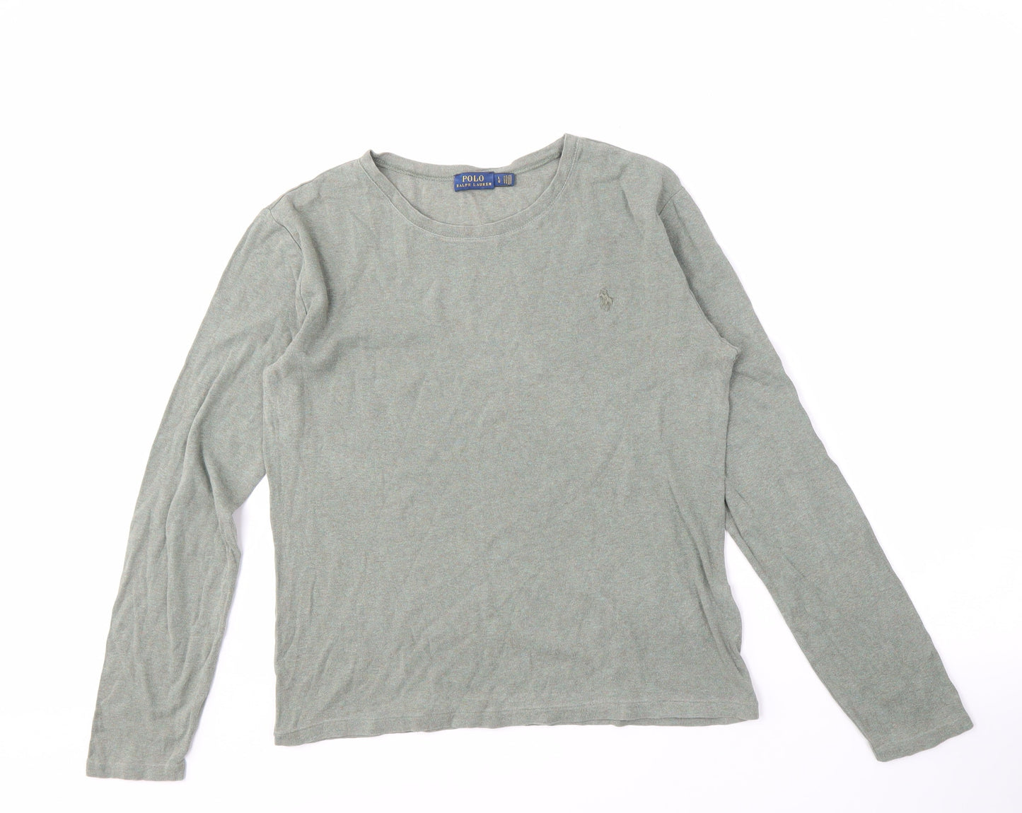 Polo Ralph Lauren Men's Green Long Sleeve T-Shirt L