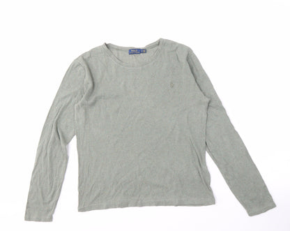 Polo Ralph Lauren Men's Green Long Sleeve T-Shirt L