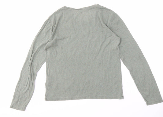 Polo Ralph Lauren Men's Green Long Sleeve T-Shirt L