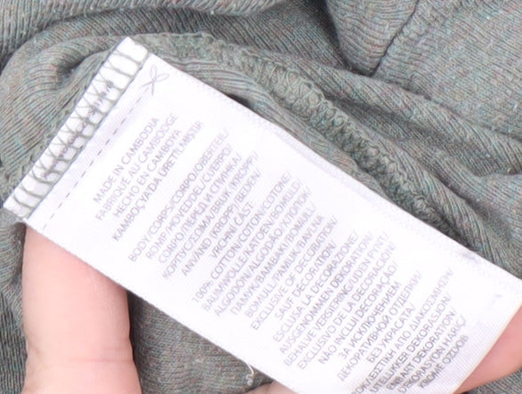 Polo Ralph Lauren Men's Green Long Sleeve T-Shirt L