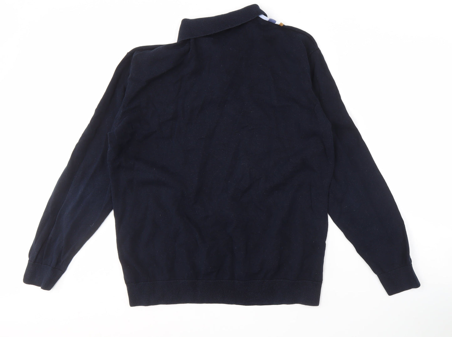 Next Men's Blue Striped XL Pullover Jumper