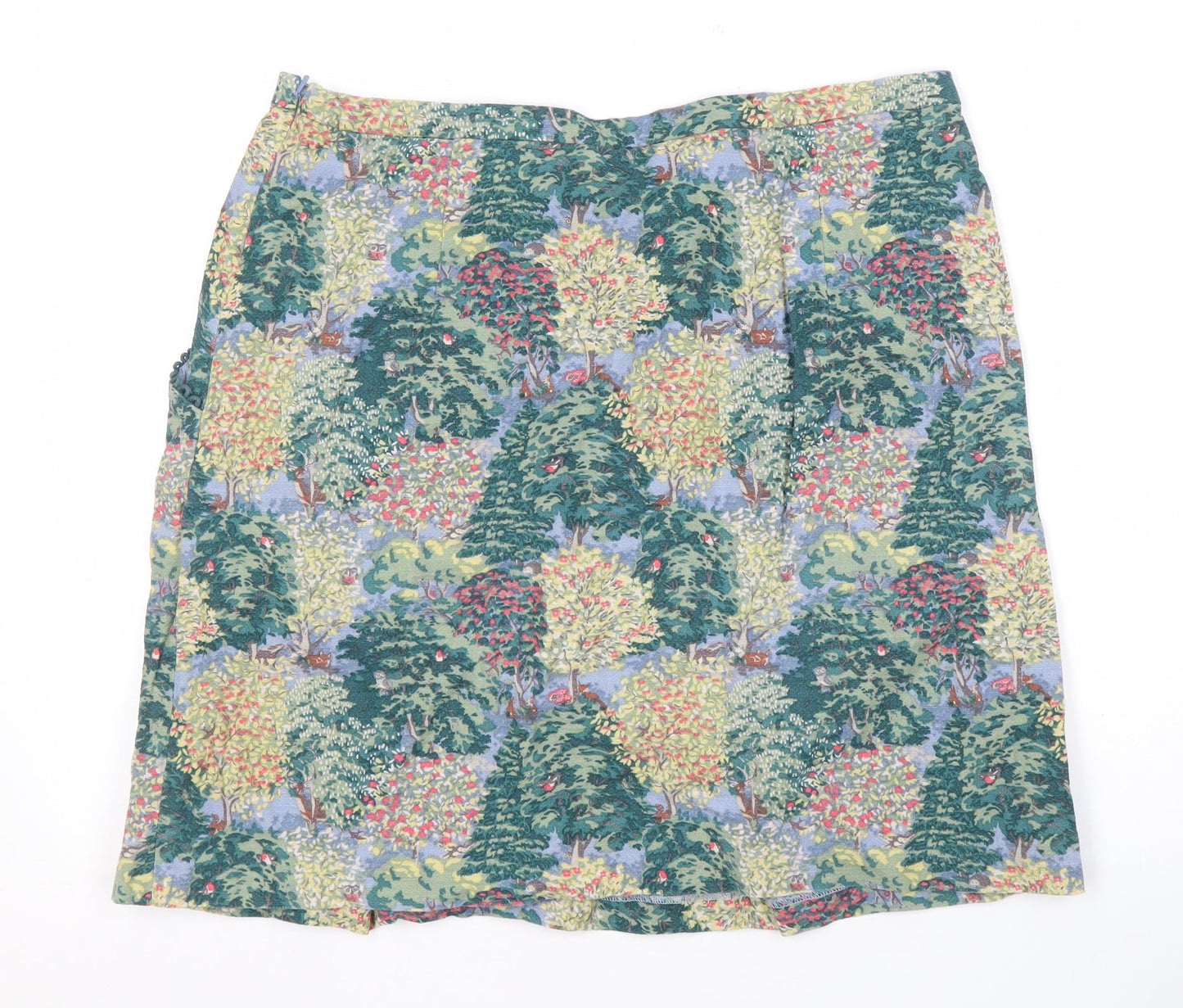 Cath Kidston Women's Multicoloured Floral Skirt Size 14