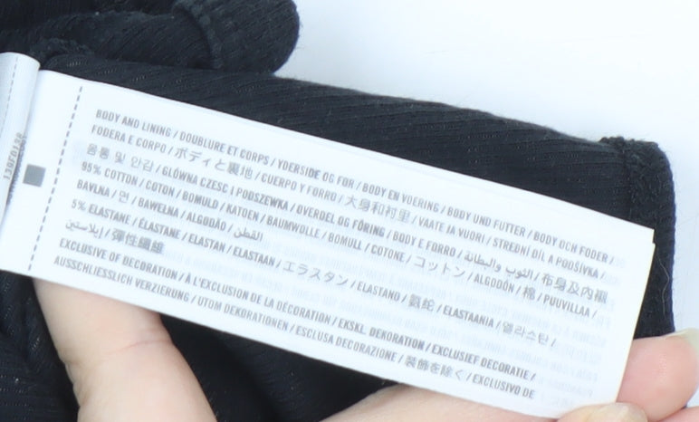 Abercrombie & Fitch Women's Black Basic Tank - L