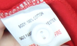 CYMRU XV Men's Red Rugby Polo Shirt XL