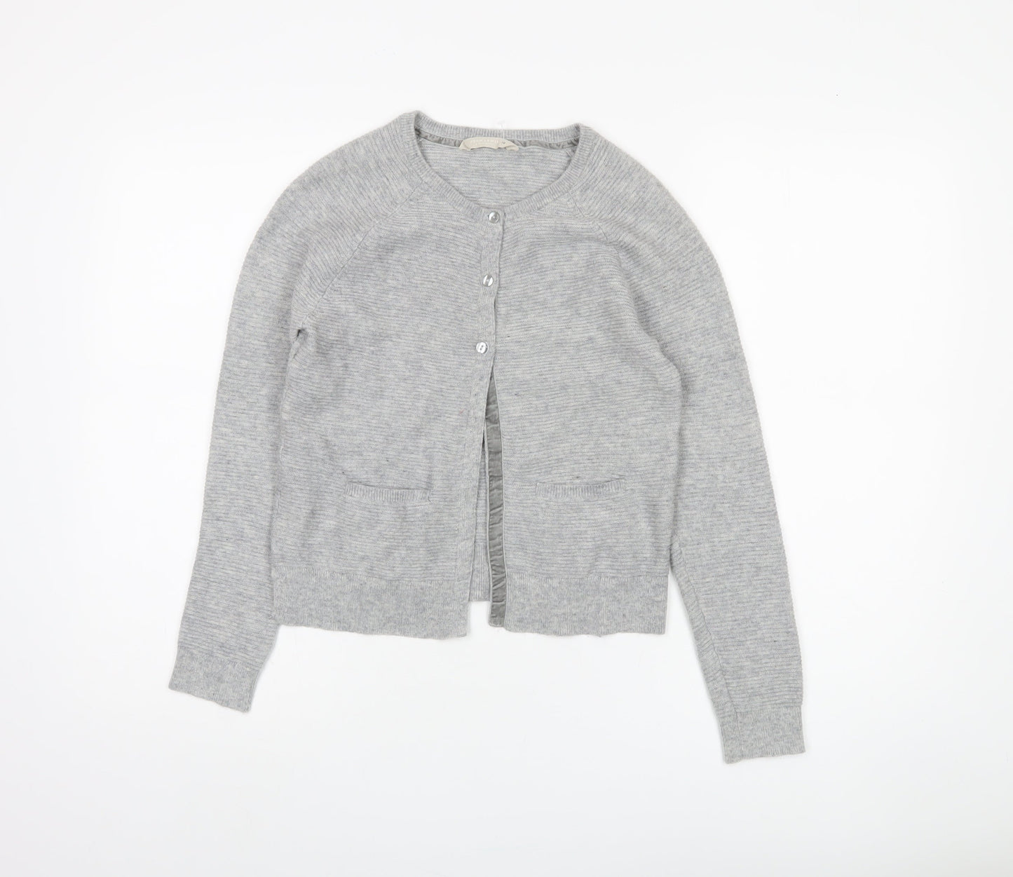 John Lewis Girls Grey Cardigan, 10 Years, Lightweight, Casual