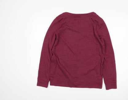 Marks and Spencer Women’s Red Pullover Sweatshirt Size 10