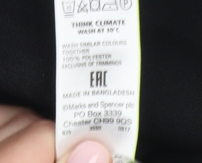 Marks and Spencer Men's Black Trousers Size 32 Regular