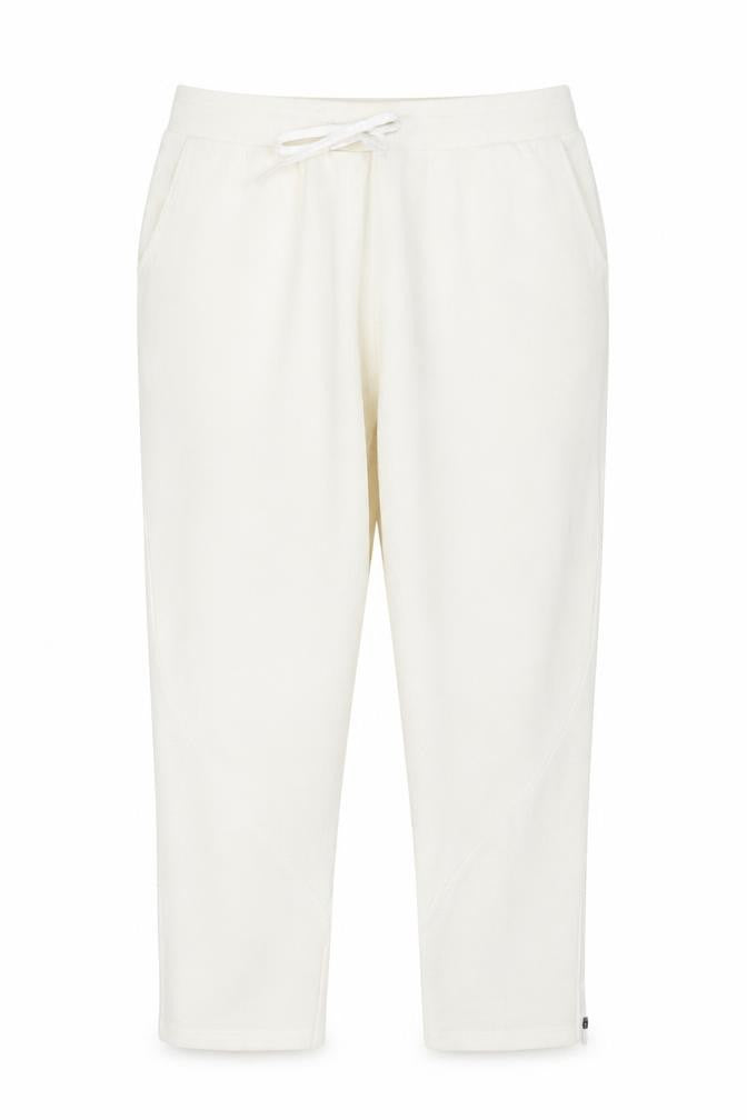 Womens UK Size 20 Marks and Spencer Relaxed Fit Jogger Ivory Trousers