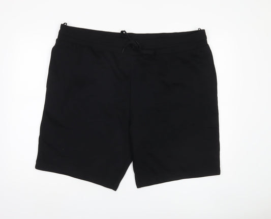 Marks and Spencer Men's 3XL Black Sweat Shorts