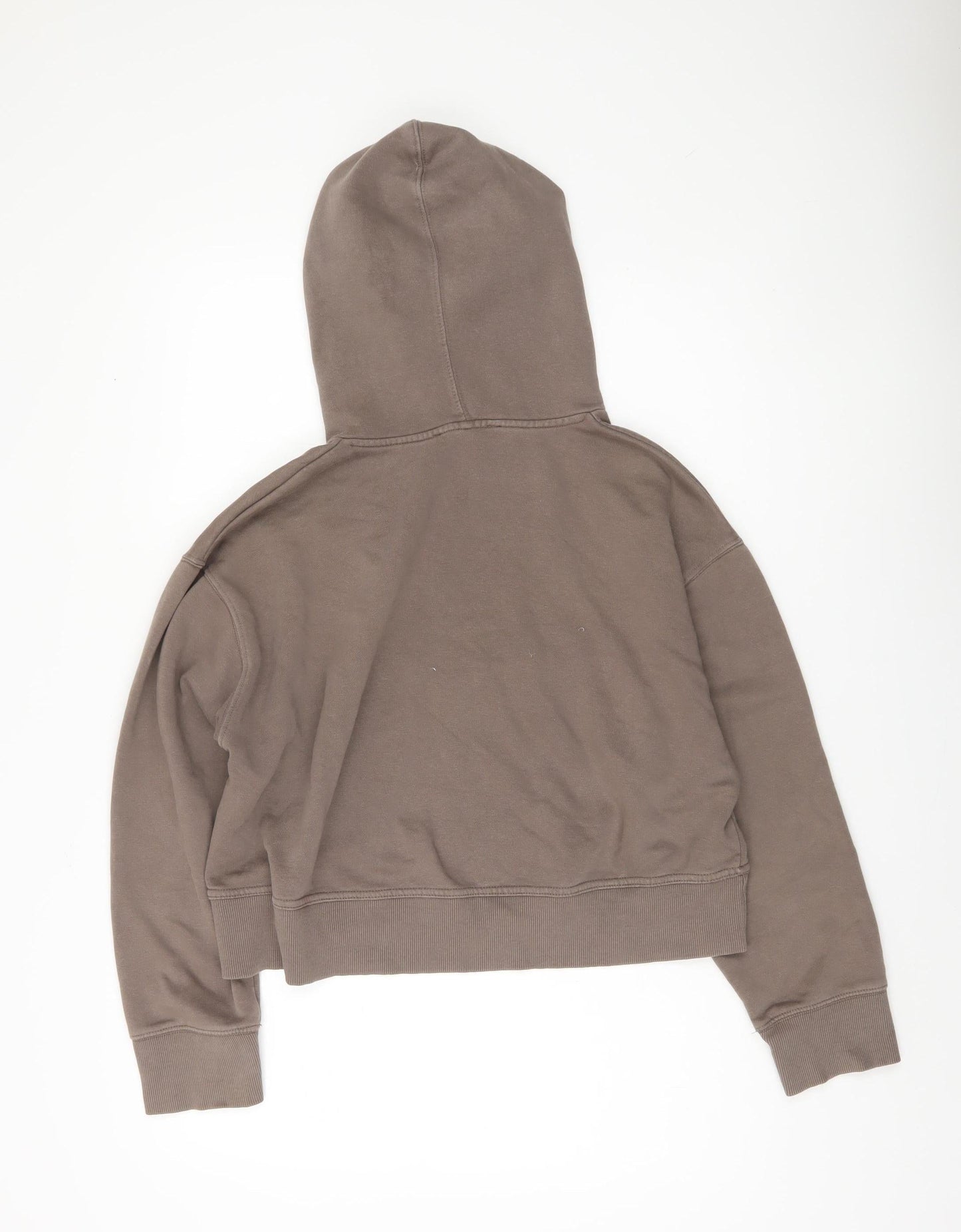 Zara Women's Brown Pullover Hoodie Size 12