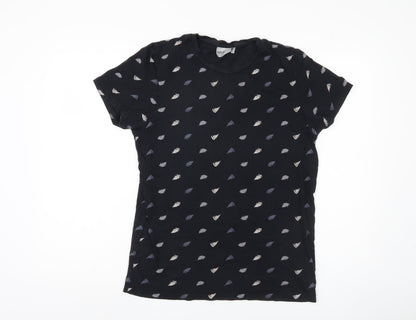 WeSC Men's Black Graphic Print T-Shirt, Size S