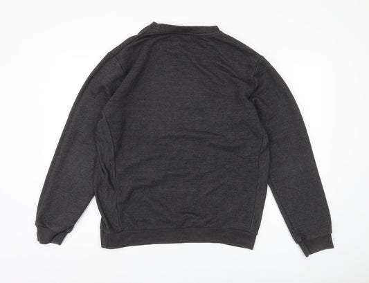 ZARA Men's Grey 2XL Pullover Sweatshirt