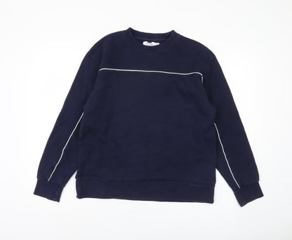 Topman Men's Blue Pullover Sweatshirt M