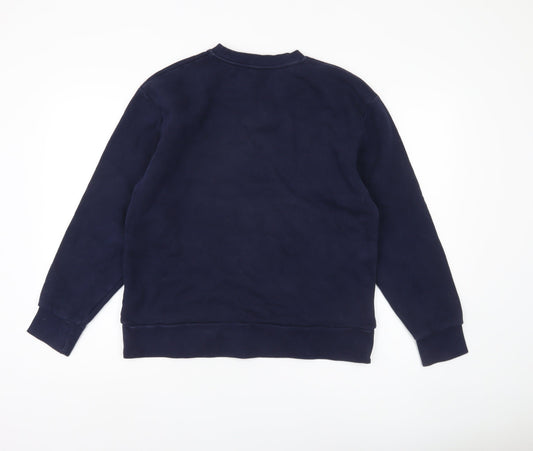 Topman Men's Blue Pullover Sweatshirt M