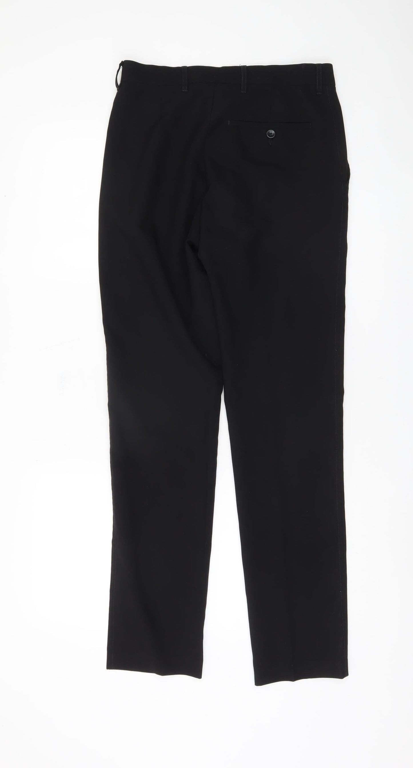 Marks and Spencer Men's Black Slim Trousers, M