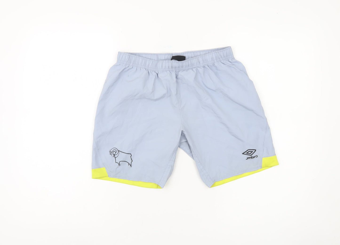 Umbro Boys Blue Athletic Football Shorts Size 12