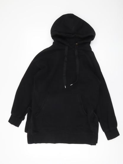 Womens UK Size XS NEXT Black Pullover Hoodie