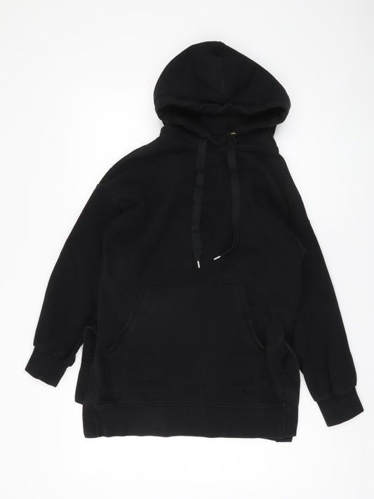 Womens UK Size XS NEXT Black Pullover Hoodie
