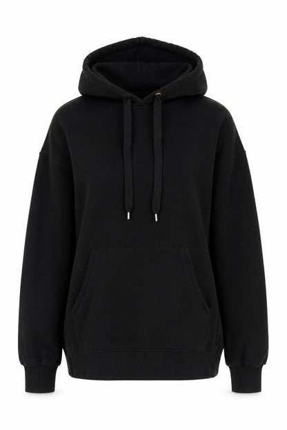Womens UK Size XS NEXT Black Pullover Hoodie