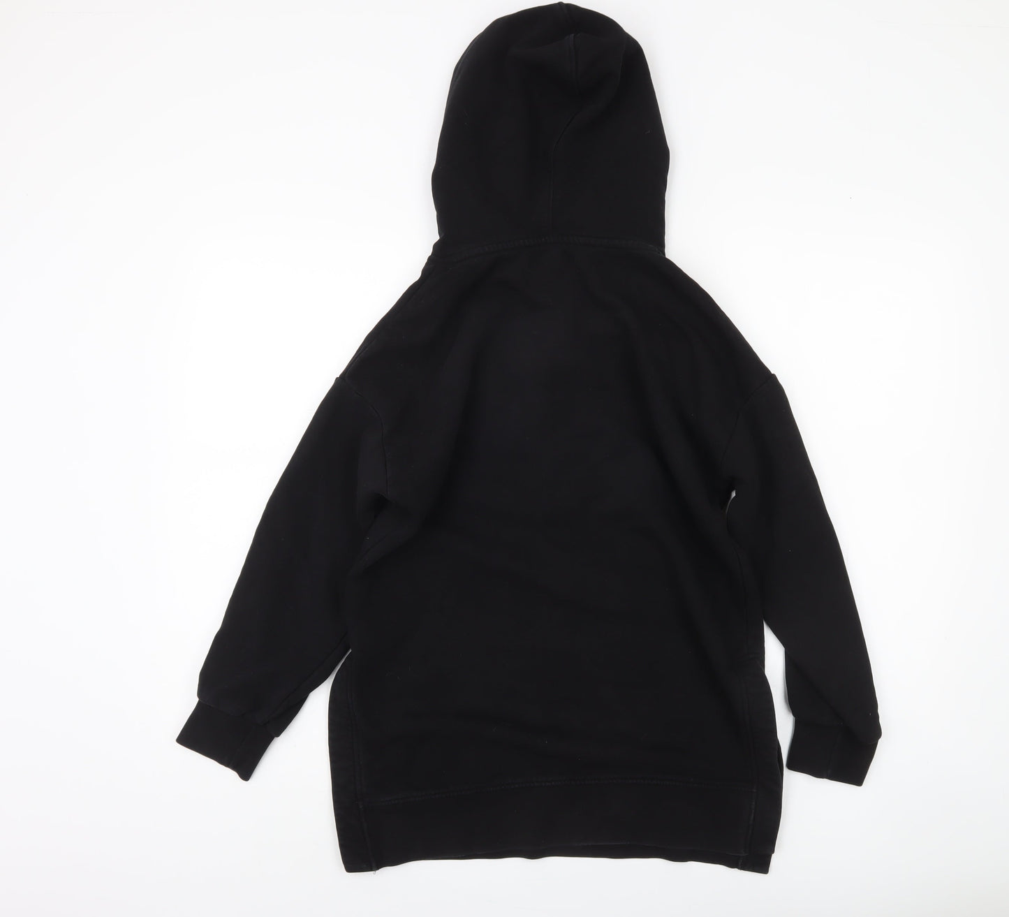 Womens UK Size XS NEXT Black Pullover Hoodie